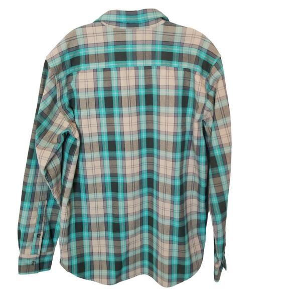 Burton DryRide Mens Poly Flannel Shirt Plaid Sz M Gorpcore Outdoor Snowboard Ski - Picture 7 of 7